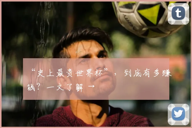“史上最贵世界杯”,到底有多赚钱?一文了解 →